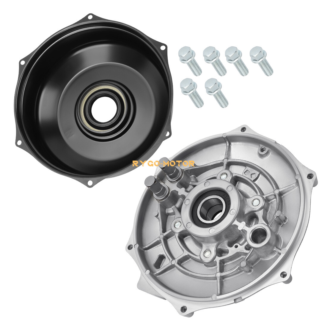 Rear Brake Drum Hub Plate Cover Bearing Seals for Honda Foreman 500 TRX500 05-13