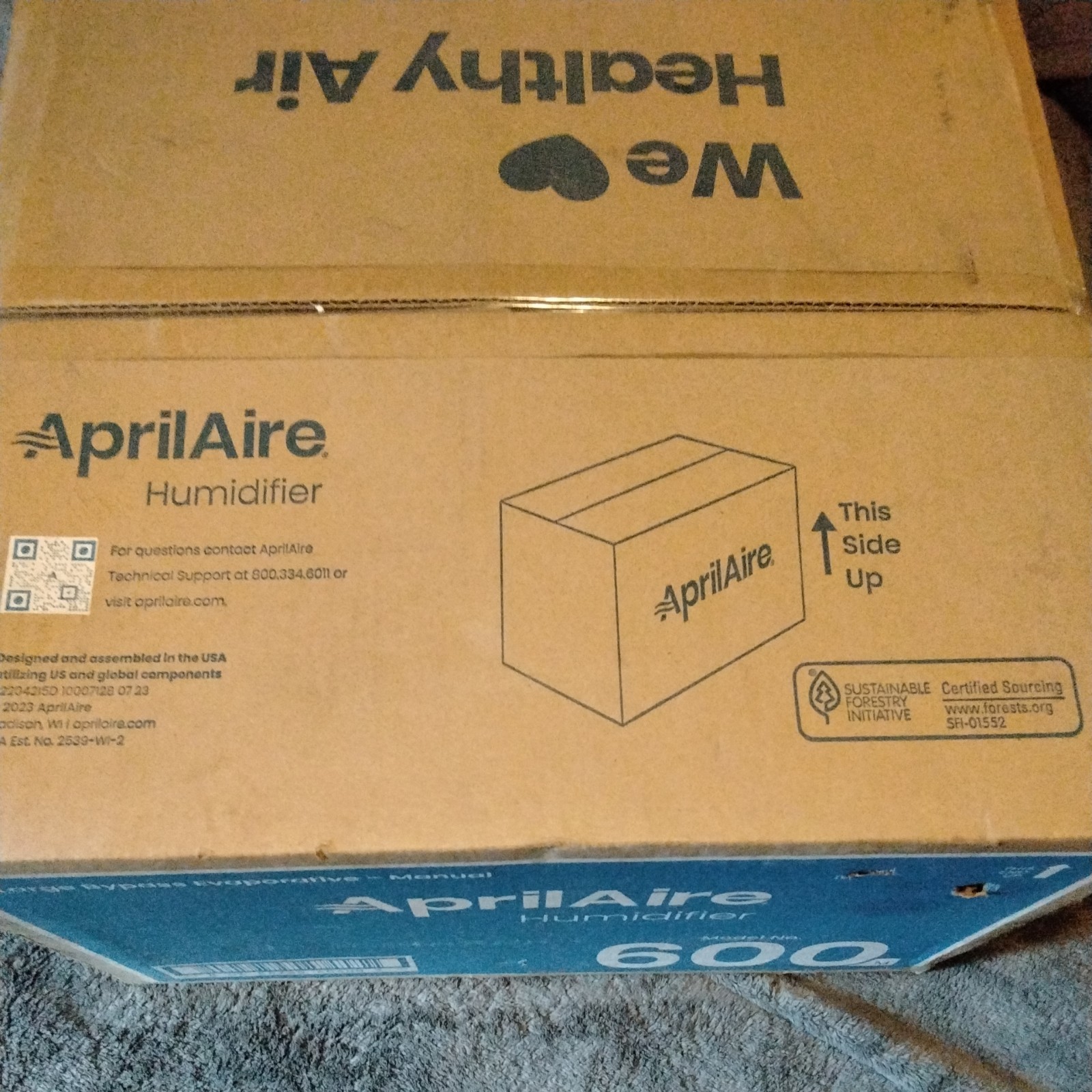 Aprilaire 600M Whole house bypass humidifier - NEW 2025 - Genuine OEM.