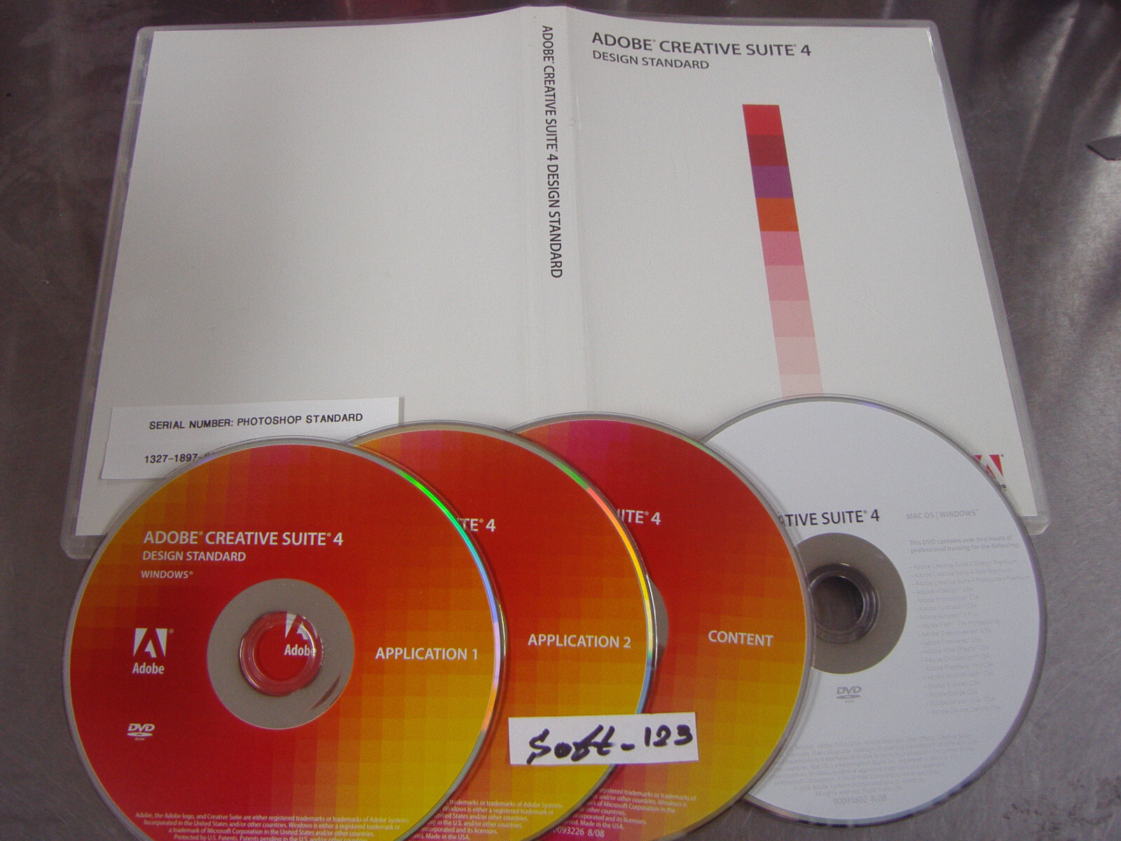 Adobe Creative Suite 4 CS4 Design Standard For Windows Full Retai DVD Version