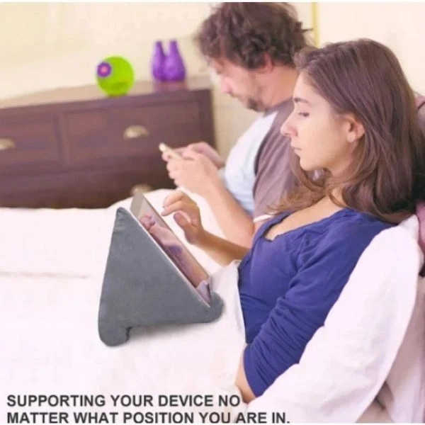 Xnyocn Tablet Stand Multifunction Sponge Pillow Stands for IPad Samsung Huawei