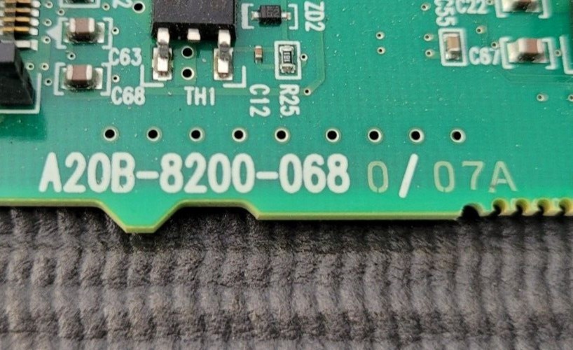 FANUC PCB BACK PANEL 1 SLOT WITH POWER SUPPLY (A20B-8200-0680)