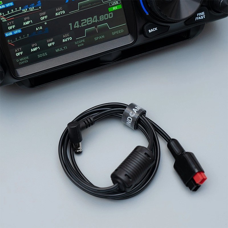 New FTX-1F DC Power Cable For YAESU FTX-1 with Ferrite Core 18AWG 90cm/3ft