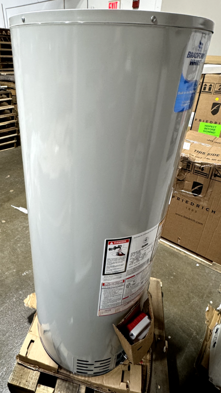 Bradford White RG250T6X 50 Gallon Tall Atmospheric Vent Water Heater - LP