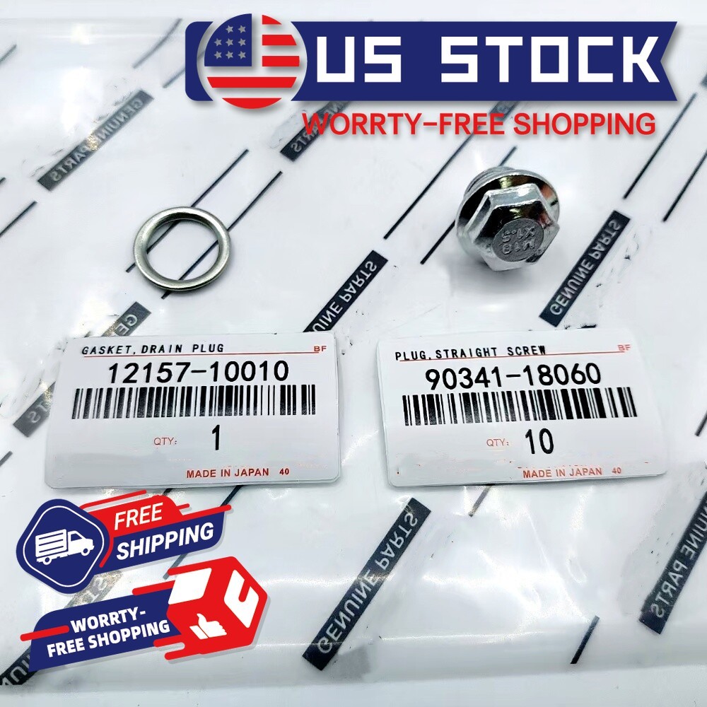 OEM For Lexus Front Differential Fill Plug & Washer Tacoma 4Runner Diff Bolt