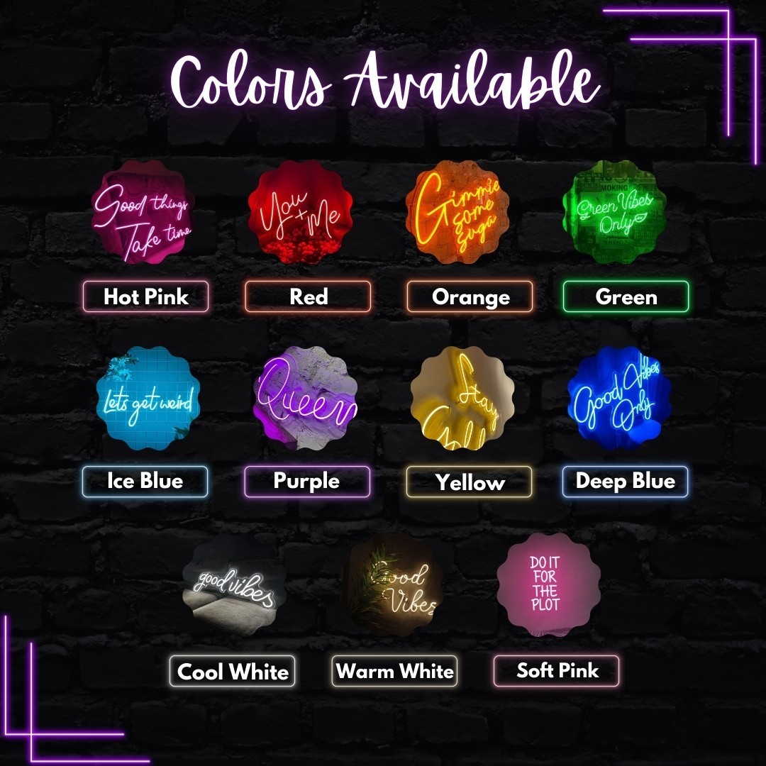 Custom Neon Sign| LED Personalized Acrylic Logo| RGB Home Decor Sign