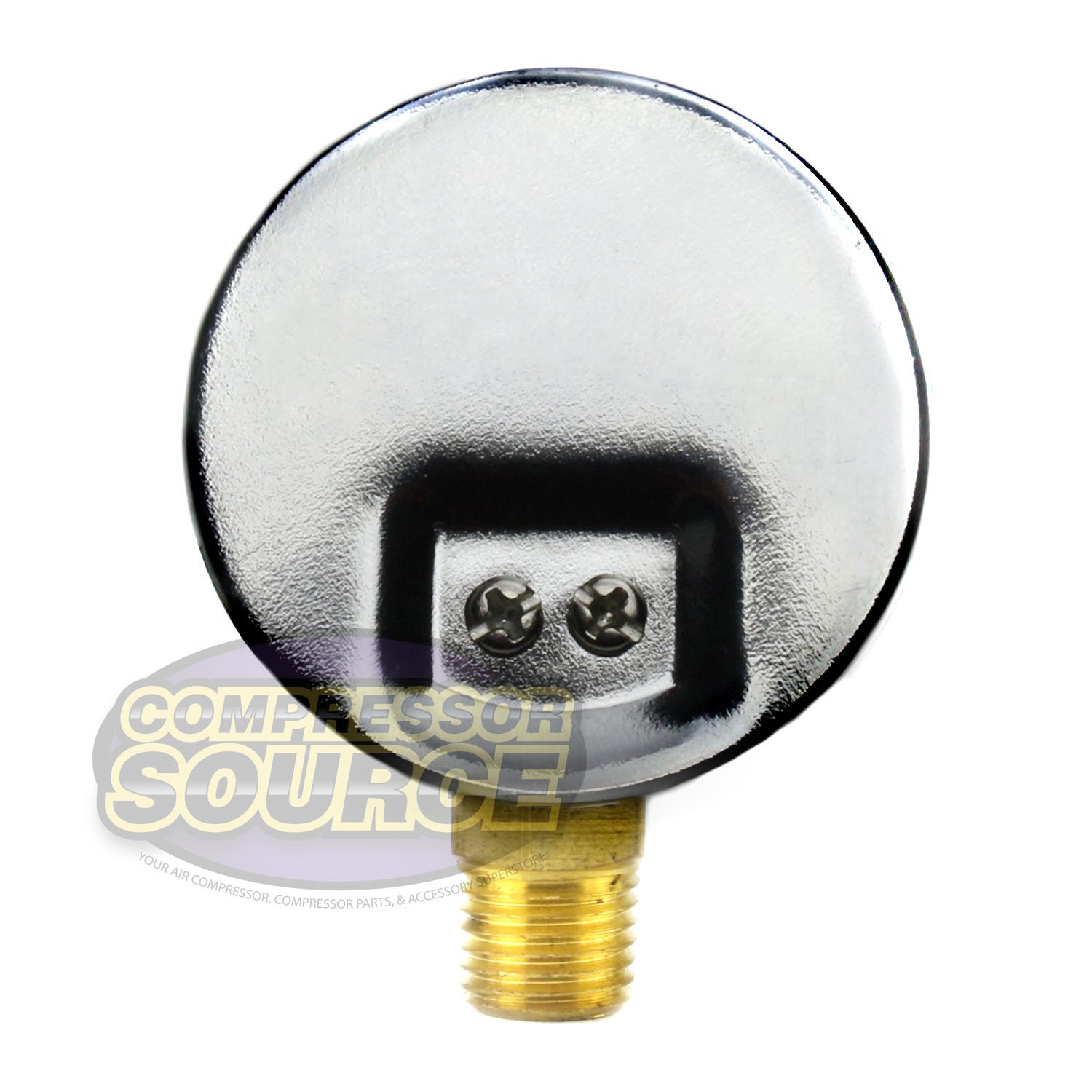 2 Air Compressor Pressure Hydraulic Gauge 2" Face side Mount 1/4" NPT 0-300 PSI