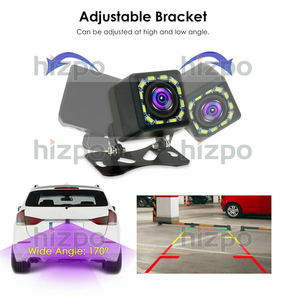 170° Reverse Camera 12 LED Car Waterproof Rear View Parking Camera Night Vision