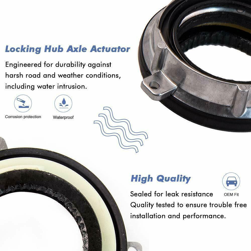 ✅15-20 Set of 2 IWE Hub Lock Vacuum Actuator for Ford F-150 Expedition Navigator