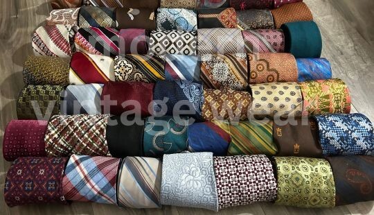 50 Pcs Neckties Lot Mix Wear Quilting Craft Cutter Multicolor Lots
