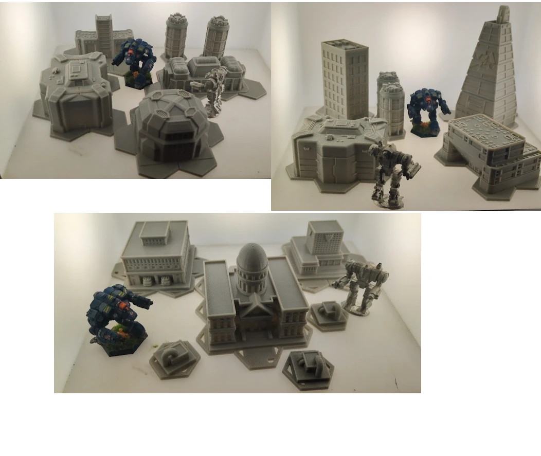 GREAT VALUE CITIES hex 6mm terrain FAST SHIP|Alternate Wargaming Miniature