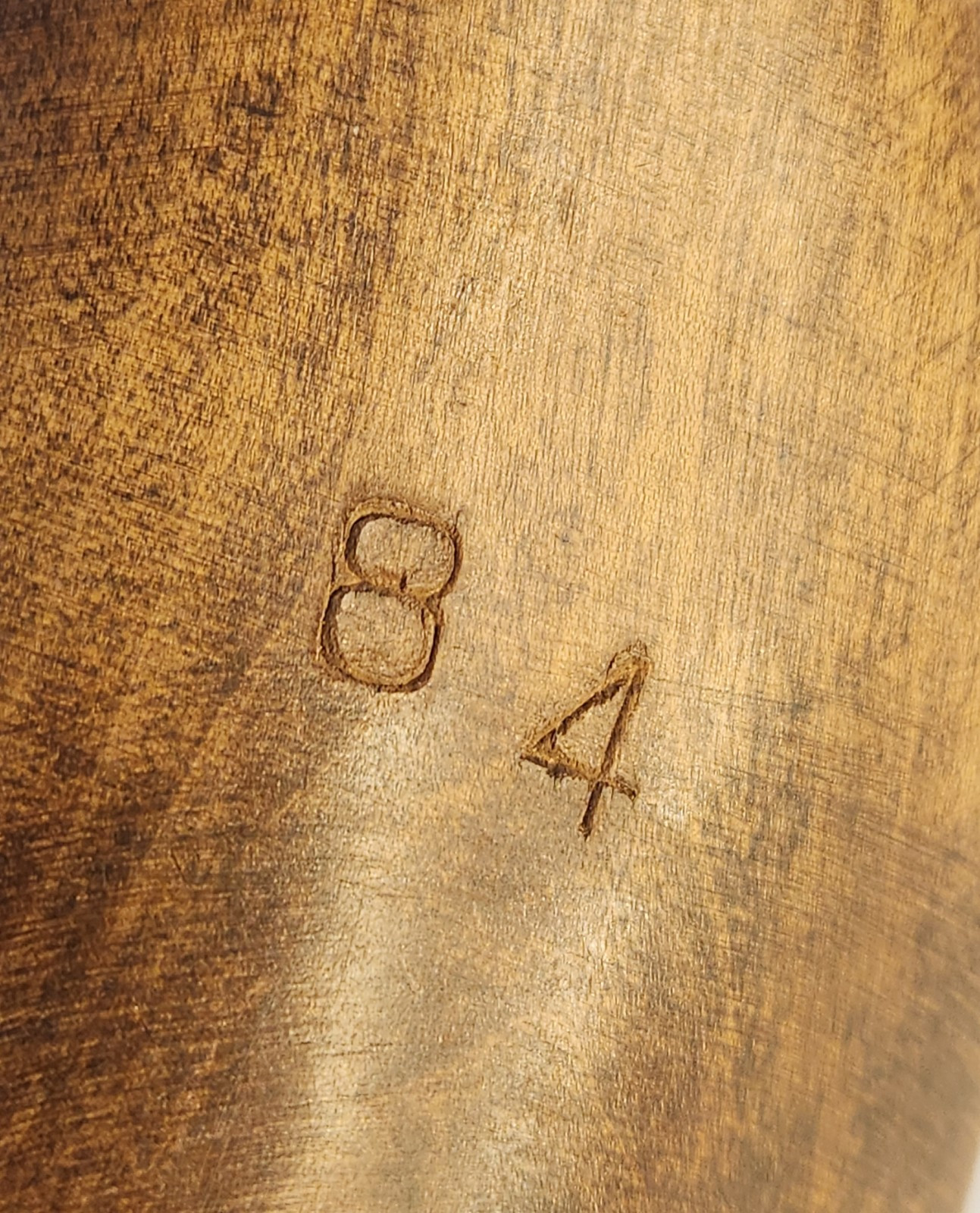 VTG Wood Shoe Cobbler Form Mold Primitive Antique Folk Art Decor Hinged Knob 11"