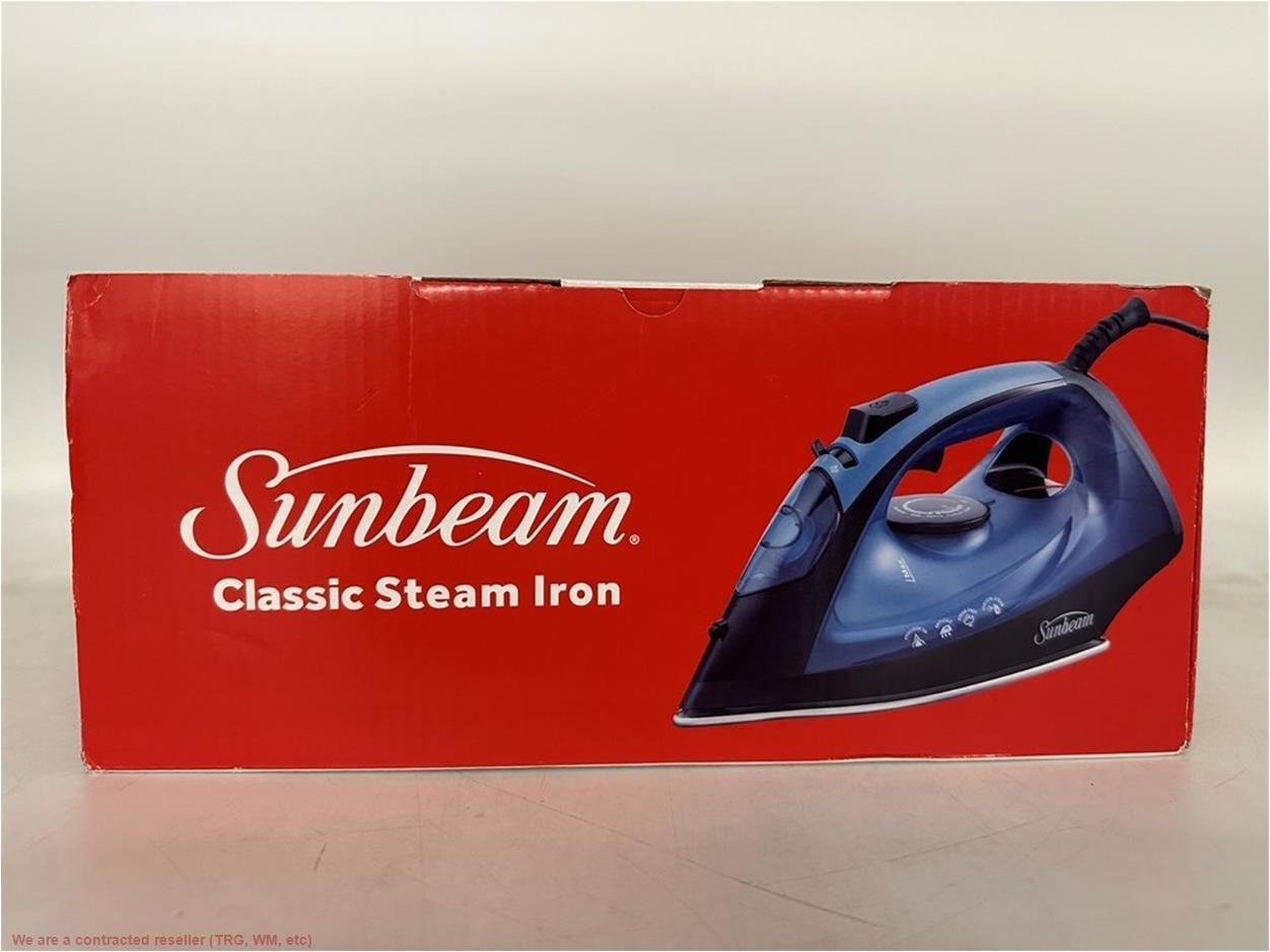 Sunbeam 1200W Classic Steam Iron with Shot of Steam Feature