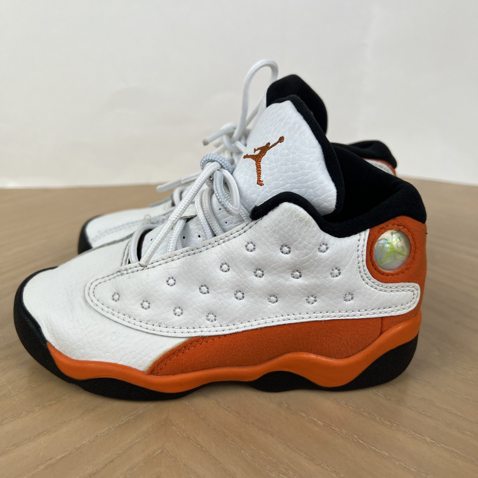 AIR JORDAN 13 RETRO WHITE Orange STARFISH SIZE 9C