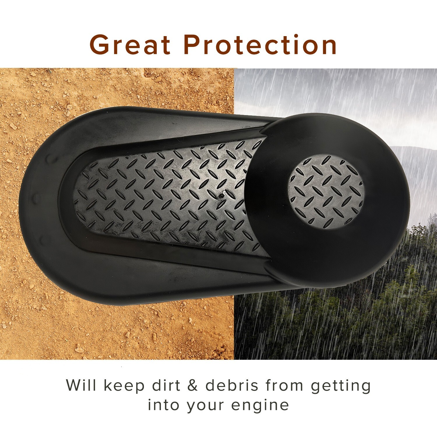 Plastic Clutch Cover for the Baja, Hensim MB165, Coleman CT200-U Trail Mini Bike