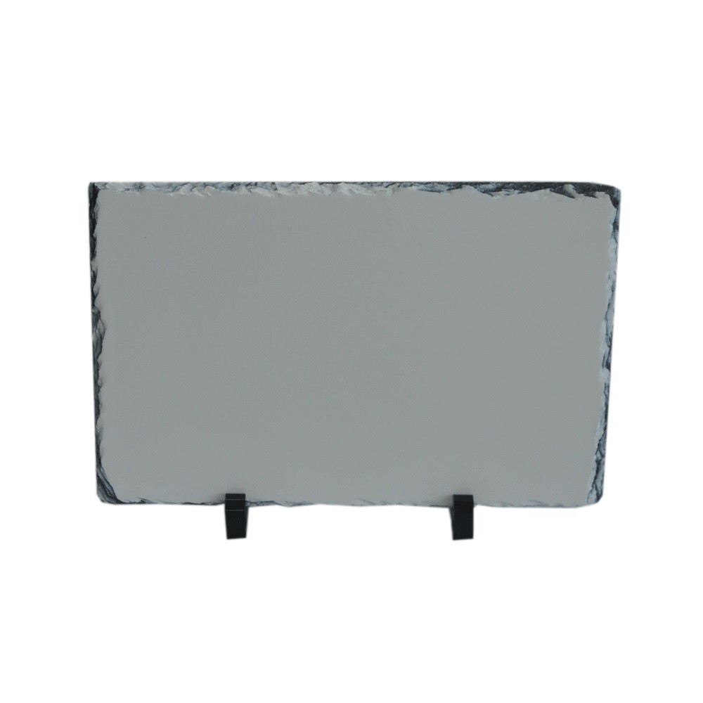 CALCA 15pcs 7.87" x 11.8" Sublimation Slate Rock Plaque Blanks w/ Display Holder