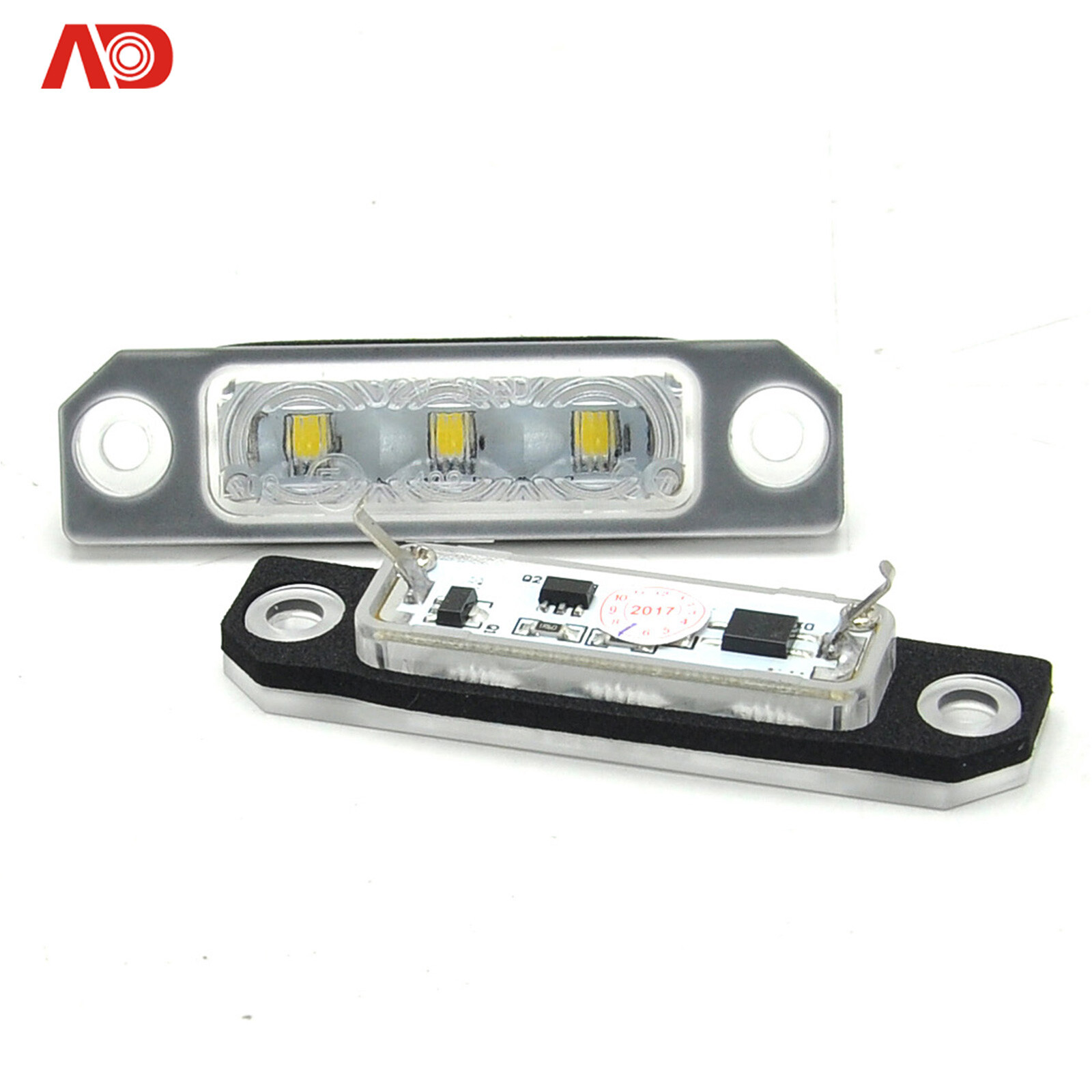 2x LED License Plate Light Tag Lamp For Ford Fusion Focus Mustang Flex Taurus SE