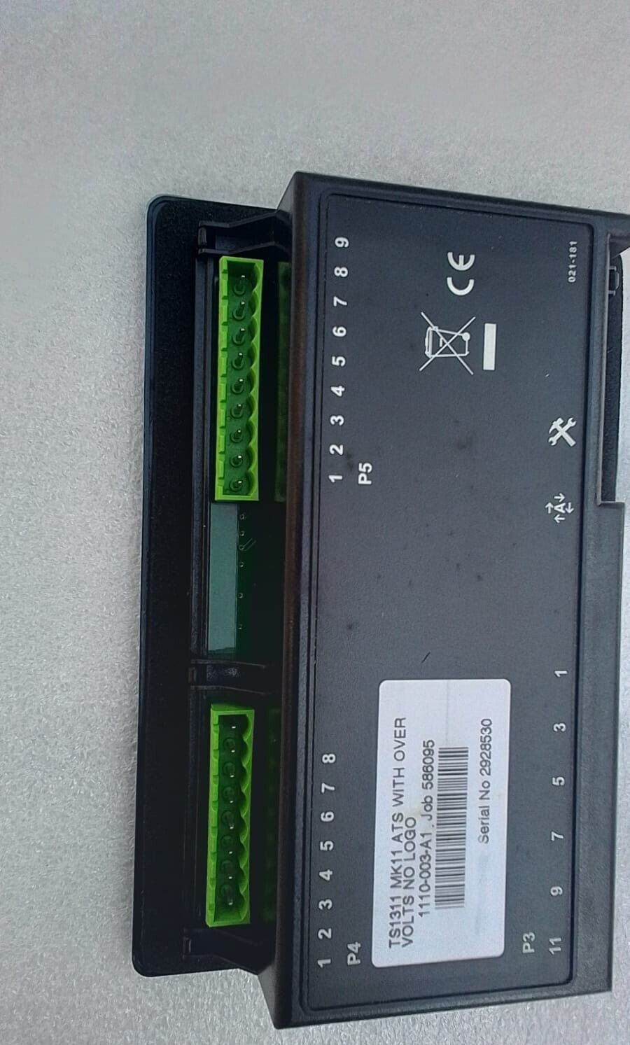 Cummins TS1311 MK11 ATS Control Assembly Part No-0300-5986 Transfer Switch Contr