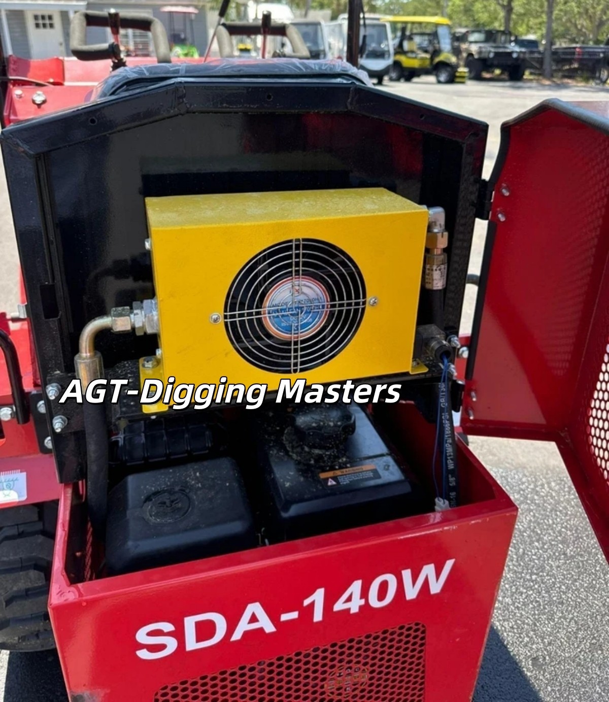 SDA-140W Ride-On Wheeled Mini Skid Steer Loader with RATO Engine