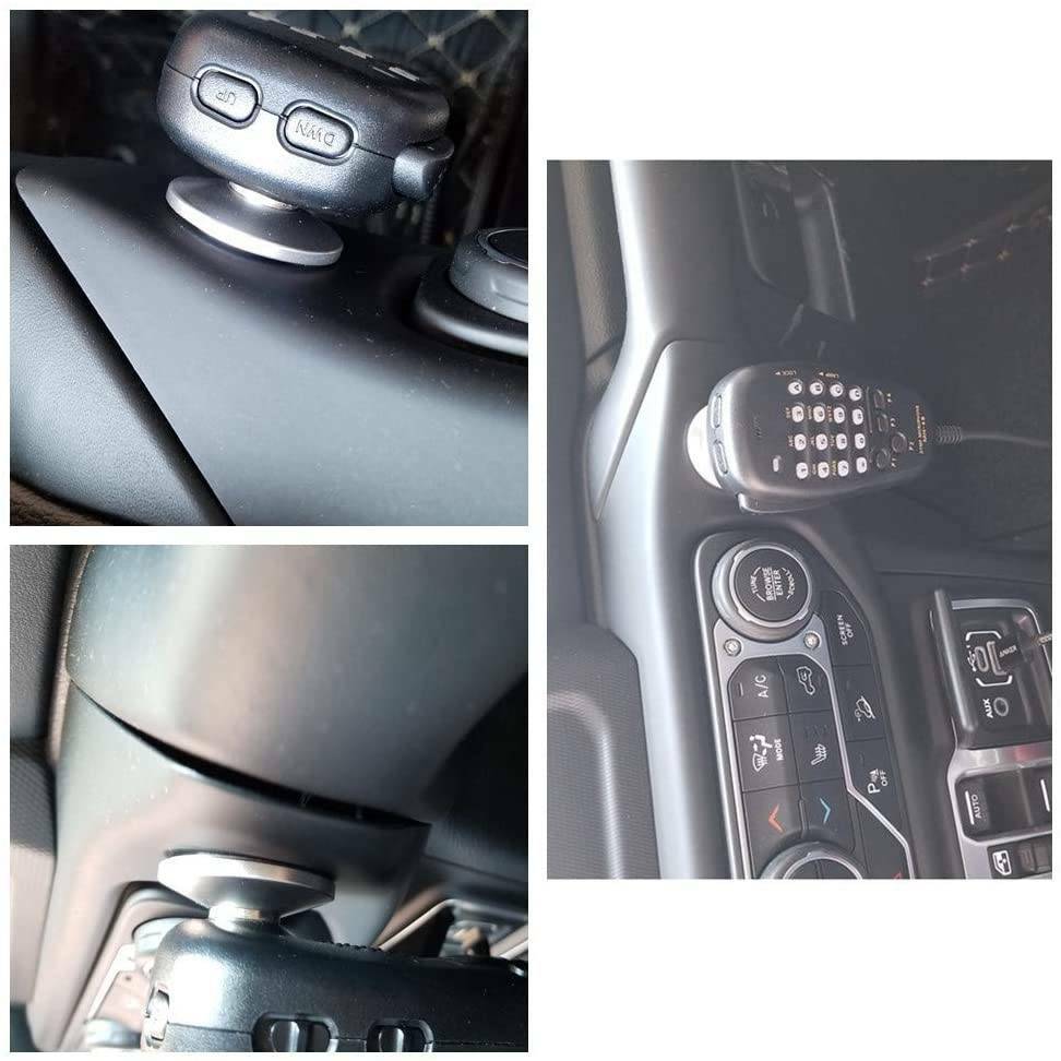 Magnetic Radio Hand Microphone Hand-Mic Mount Base for Wrangler Chevy Off-Road