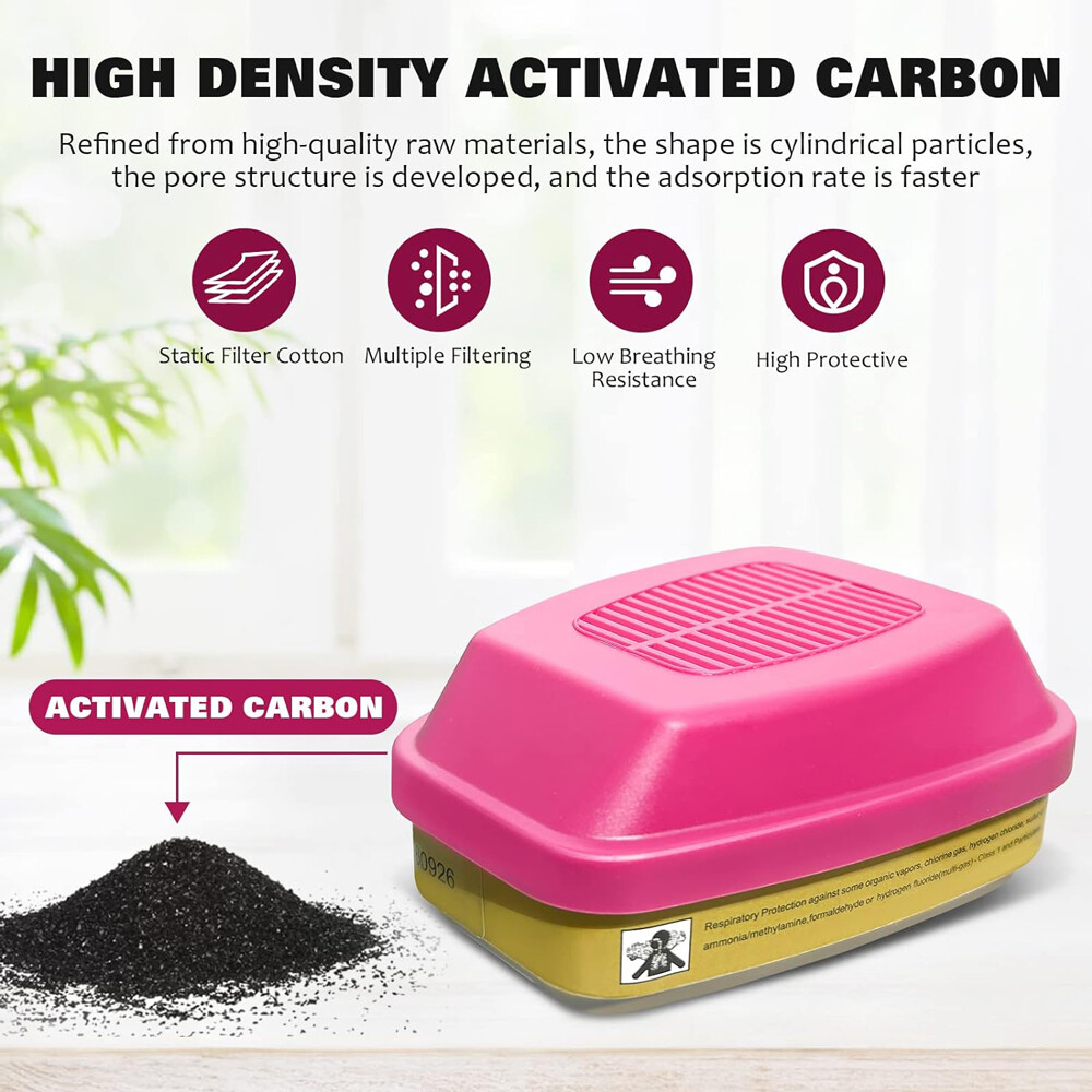 1 Pair Respirator Cartridge/Filter 60926 for 6000, 6800 and FF-400 Series Masks