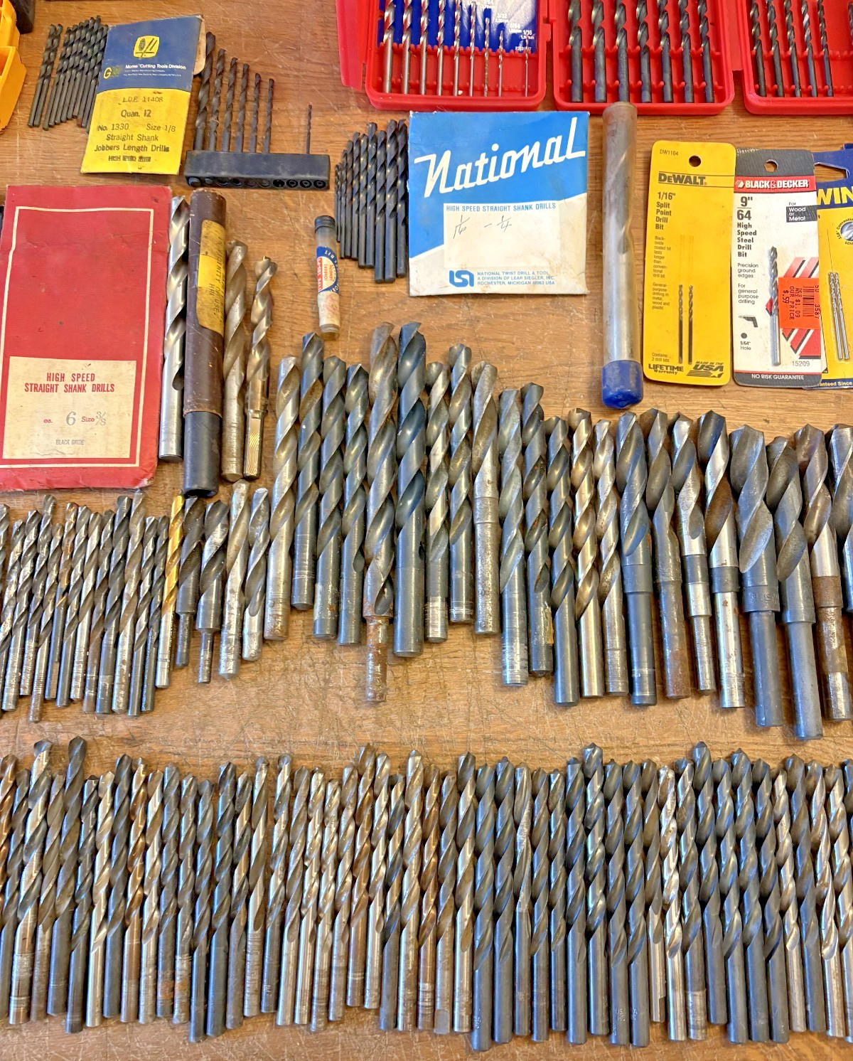 Huge Lot of Machinist Tools HSS Drill Bits, Indexes, Sets, Chucks, Chuck Keys