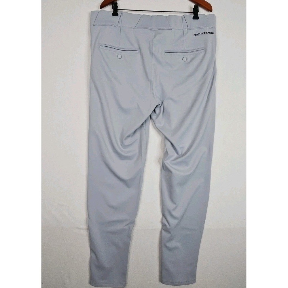 Nike Vapor Premier Dri-Fit ADV Baseball Pants Men's Size XL Wolf Grey FZ1377-012