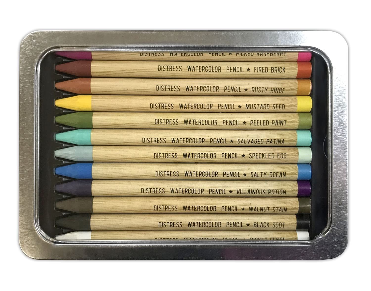 Tim Holtz Distress Watercolor Pencils Set 1, 2 and 3-36 Woodless Watercolor