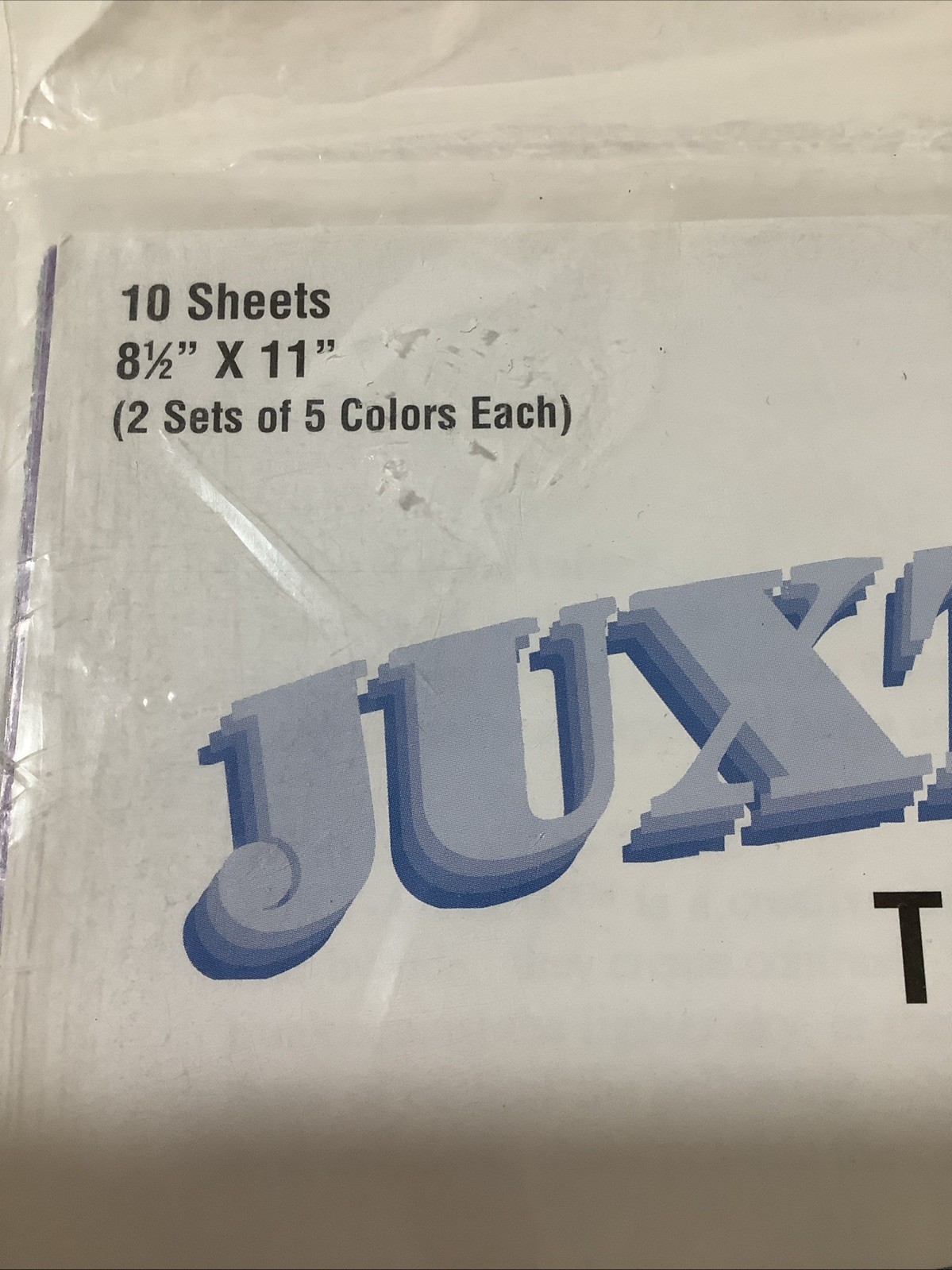Vintage Scratch Art Juxt-A-Tone Sets, 8 1/2" x 11", 10 Sheets Craft Paper Art