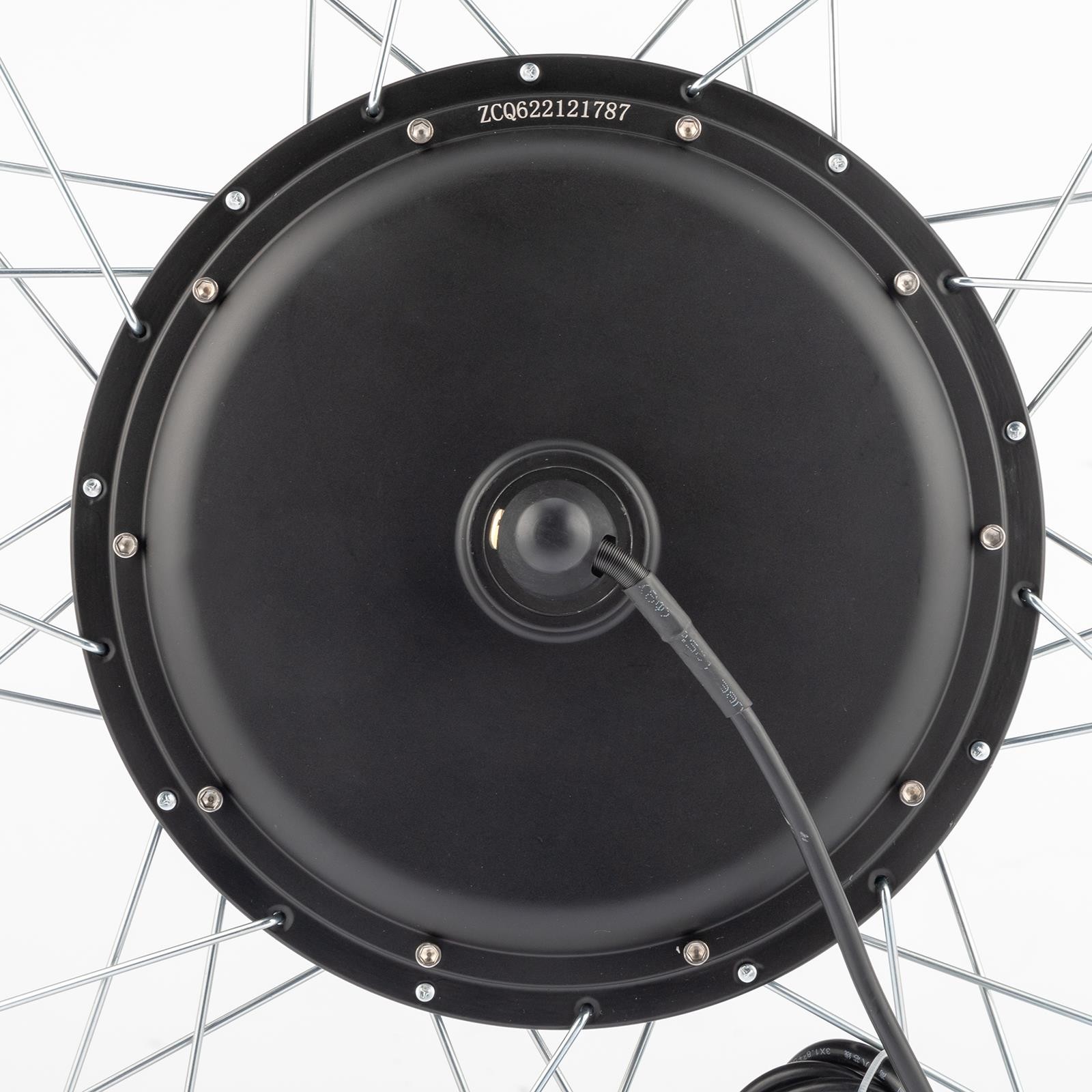 24 in Electric Bicycle Conversion Kit Front Wheel Ebike Motor Tire 48V 1000W