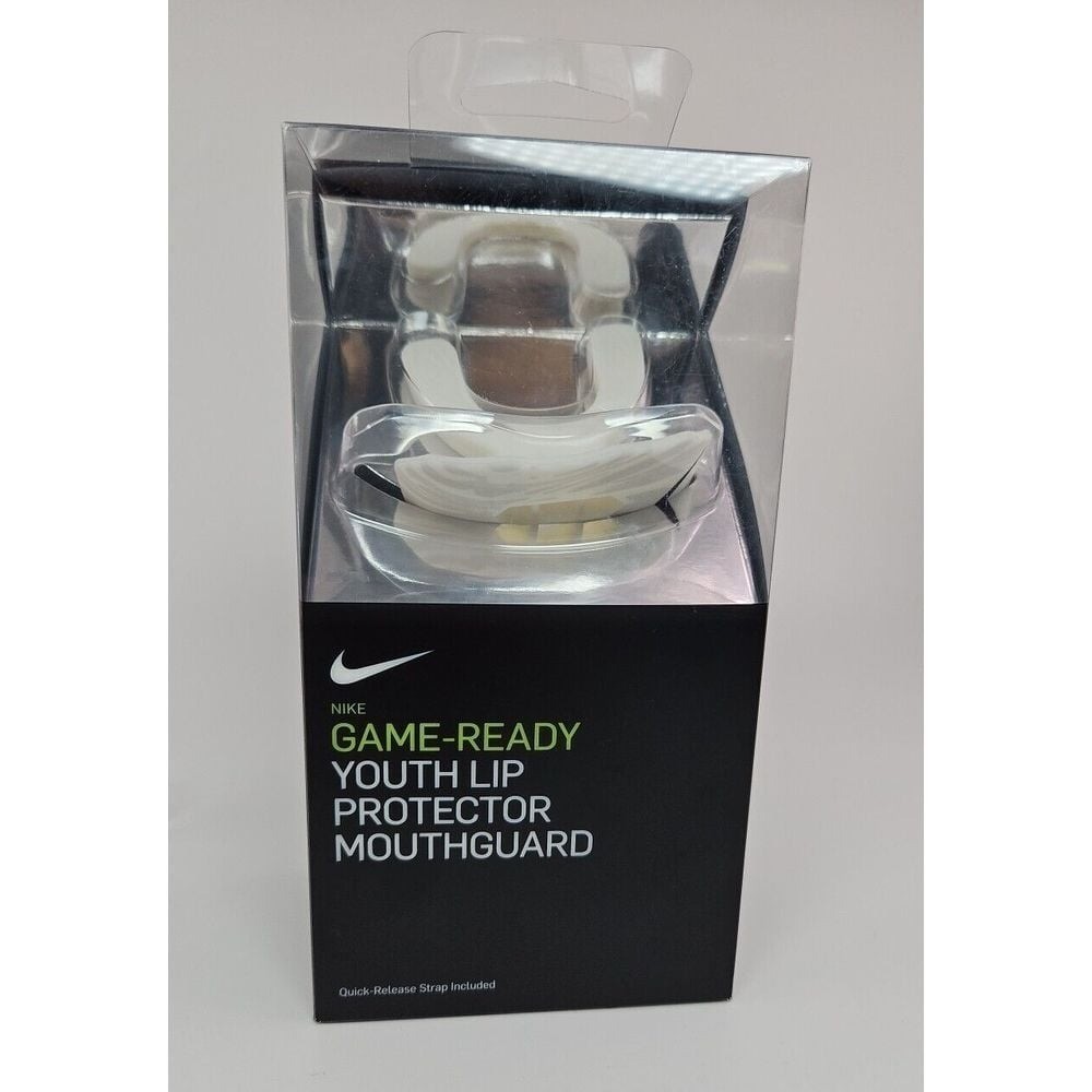 Nike Game Ready Youth Lip Protector Mouthguard Quick Release Strap Included NIB