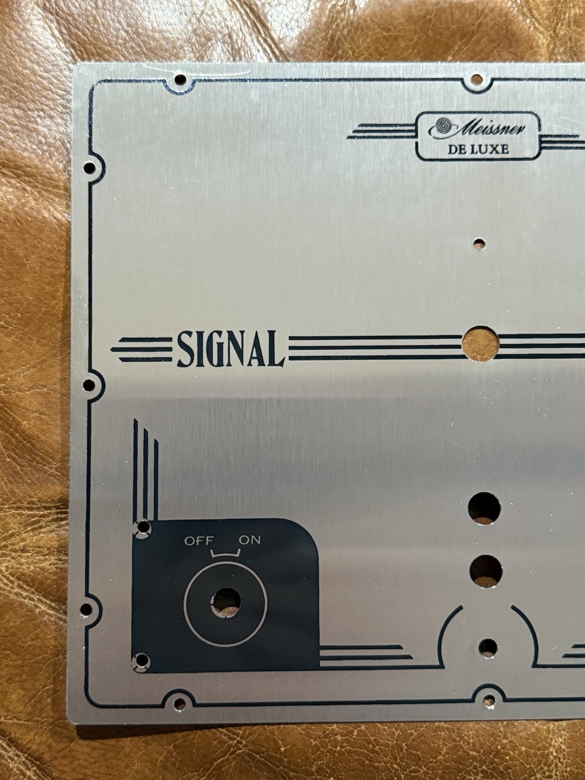 Vintage Meissner Signal Shifter De Luxe - Front Plate replica