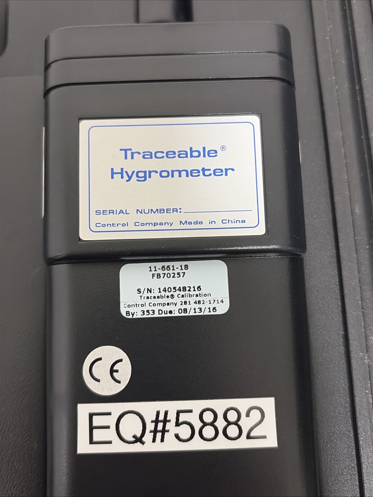 Fisher Scientific Traceable Memory Hygrometer Thermometer