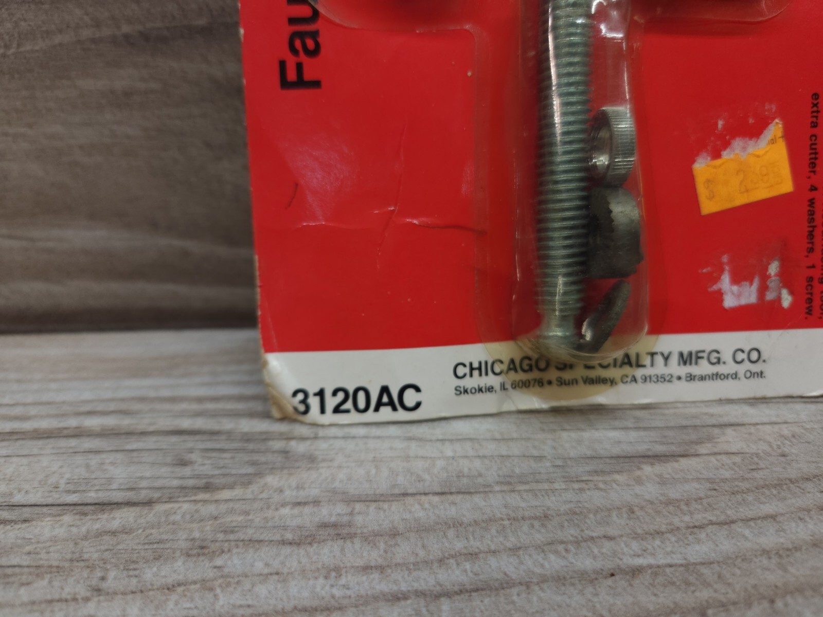 Vintage CS Fix All Faucet Drip Stopper No. 3120AC Vintage NOS Fix-All Smoothes