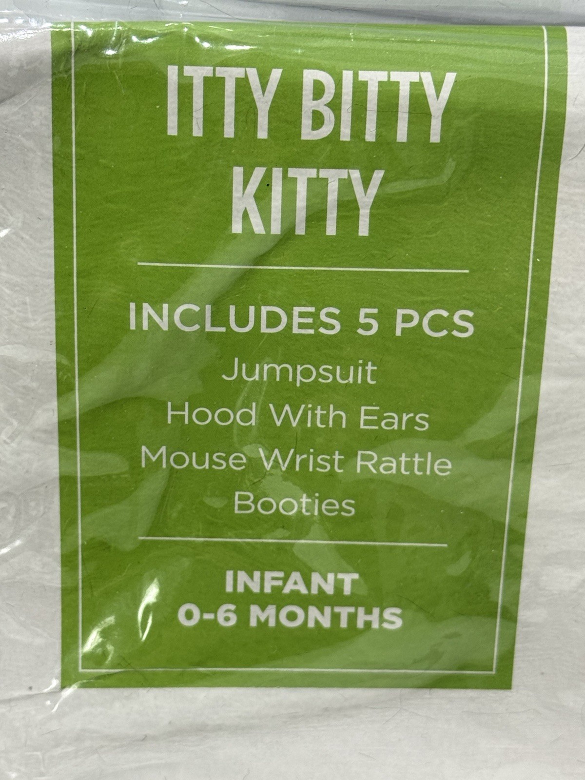 Suit Yourself Costume Itty Vitty Kitty Infant 6M-12M