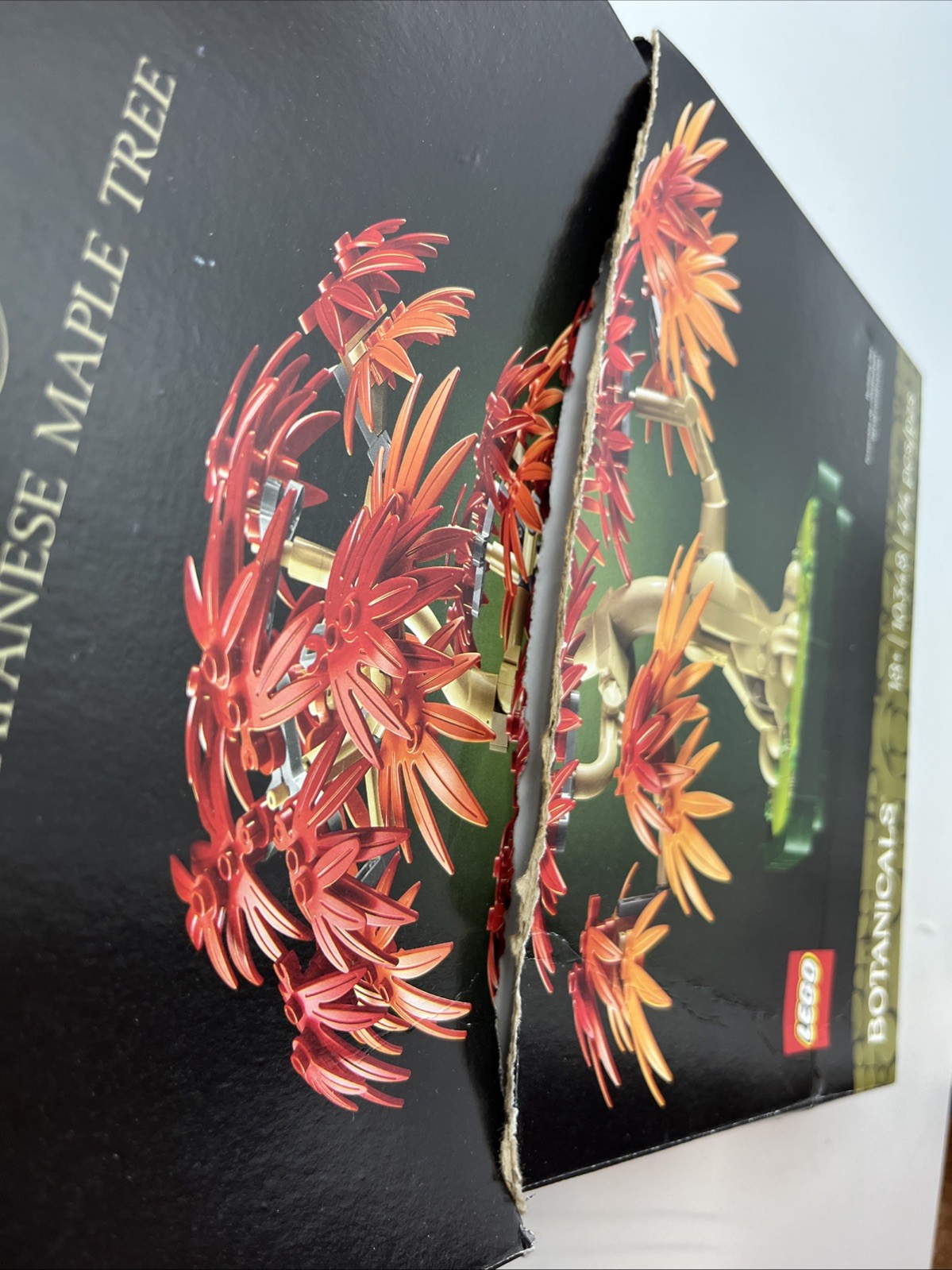 SEE PICS LEGO Botanicals Japanese Red Maple Bonsai Tree - 10348