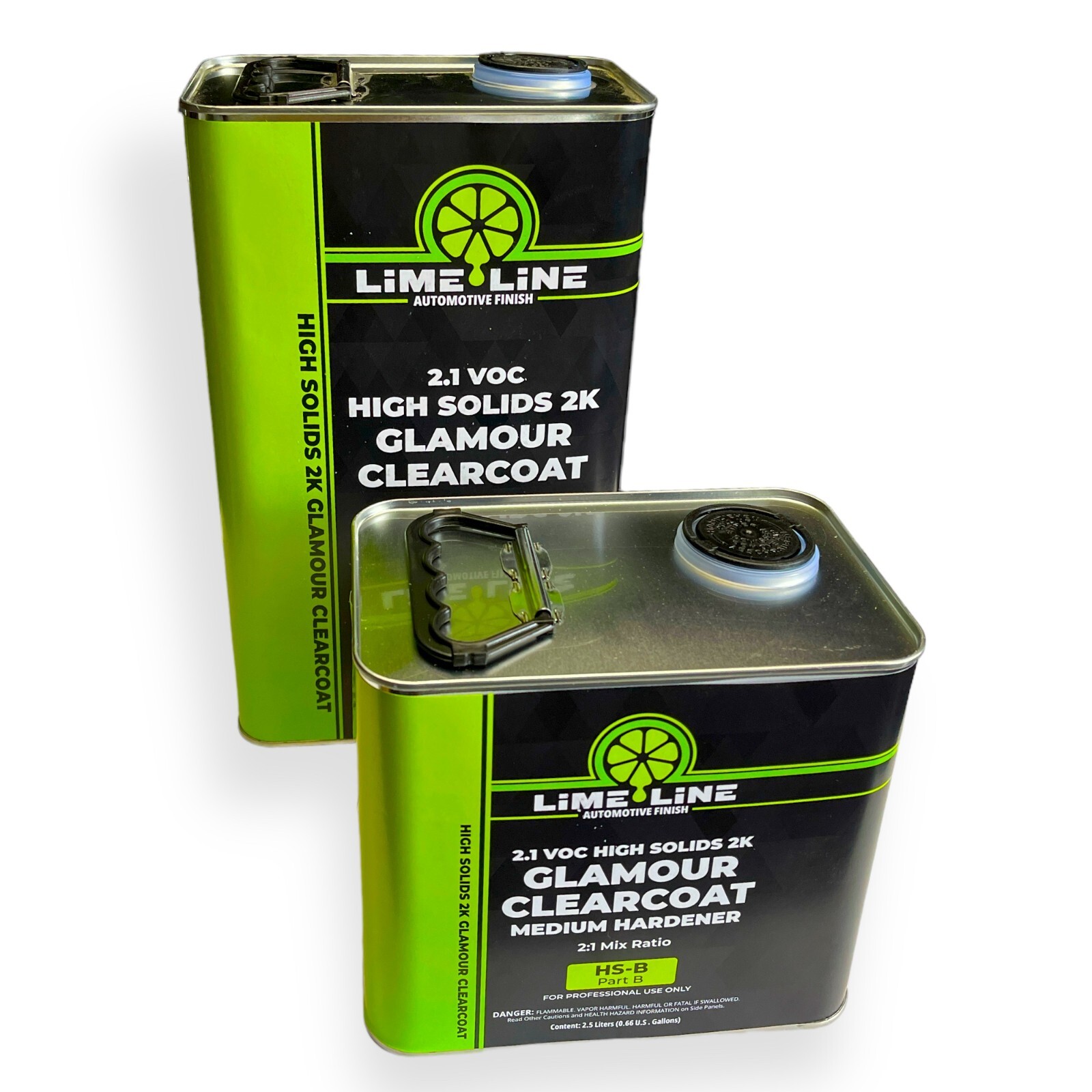 LiME LiNE 2 Gallon Automotive Urethane Clearcoat kit - 2:1 mix High Gloss -Clear