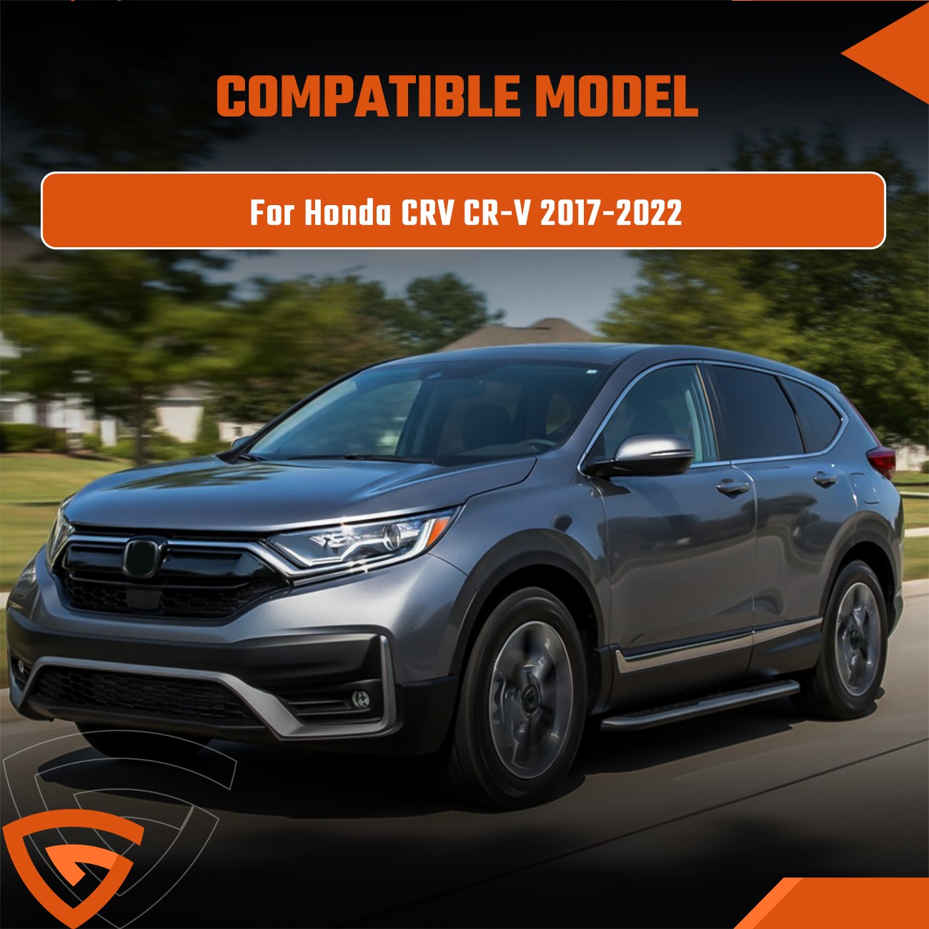 2PCS Running Boards Fit for Honda CRV CR-V 2017-2022 Side Steps Nerf Bar