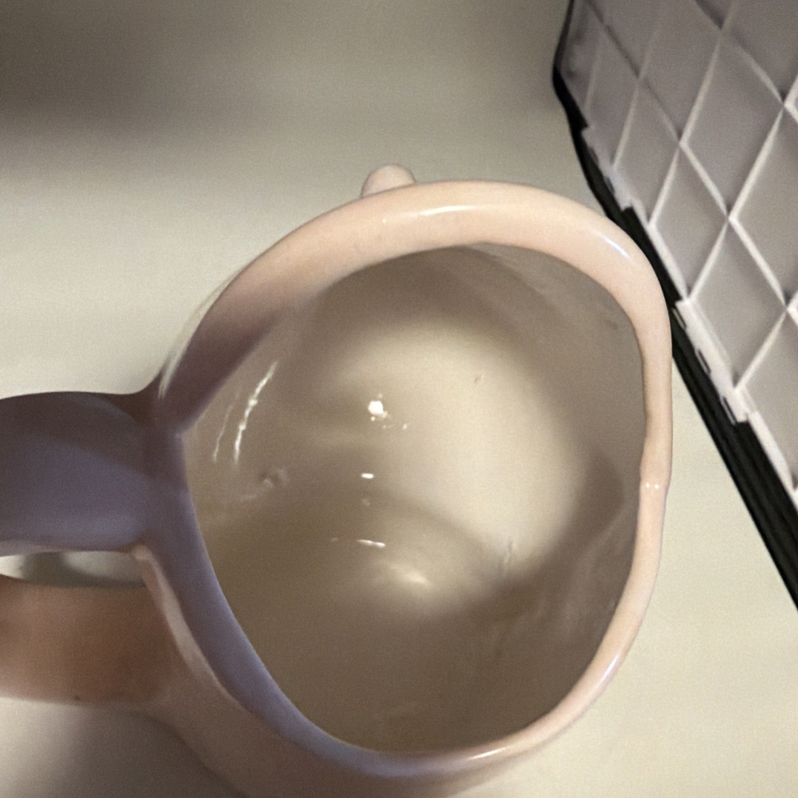 Vintage Ceramic Boob Coffee Mug Novelty Mug Cream Jug Nipple Sipper 70s-80s 6”