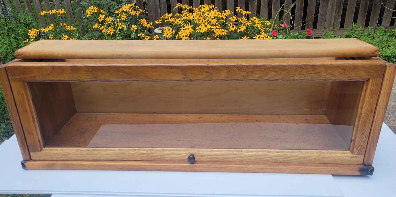 Antique Macey Oak Barrister Bookcase 10 1/2" Tall Section #1