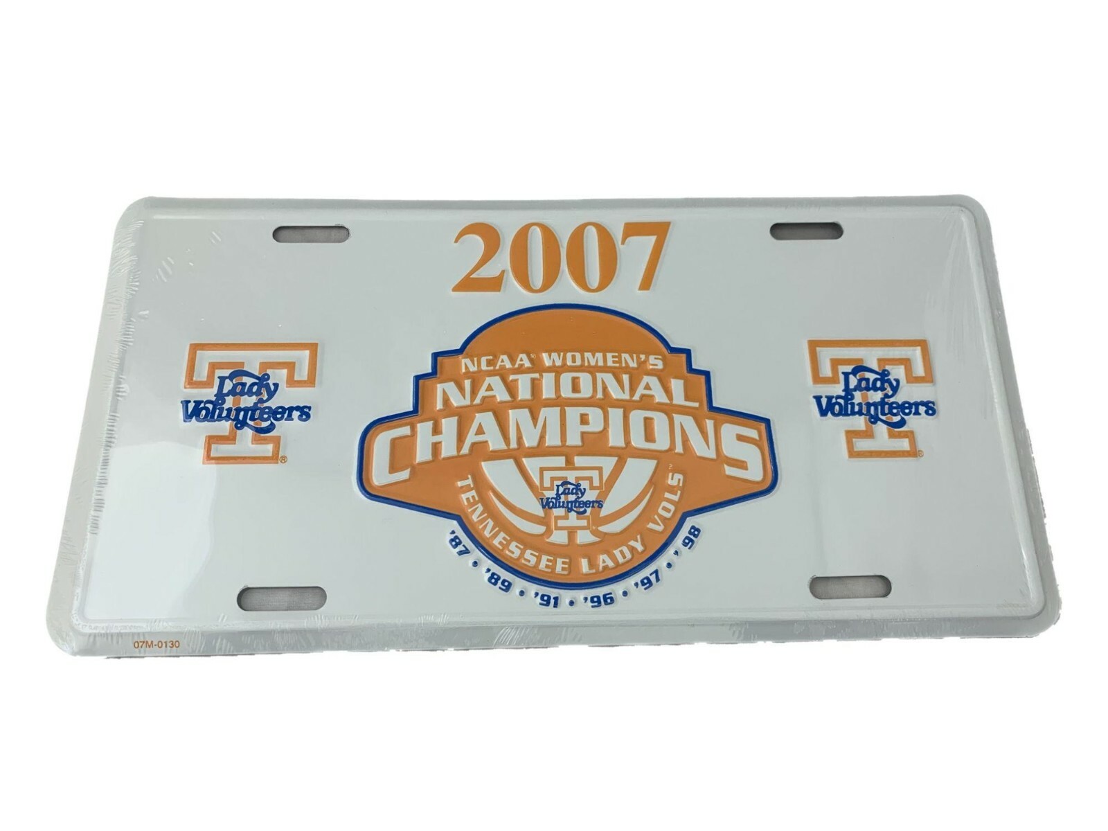 2007 Tennessee Lady Vols National Champions License Plate - 12" x 6"