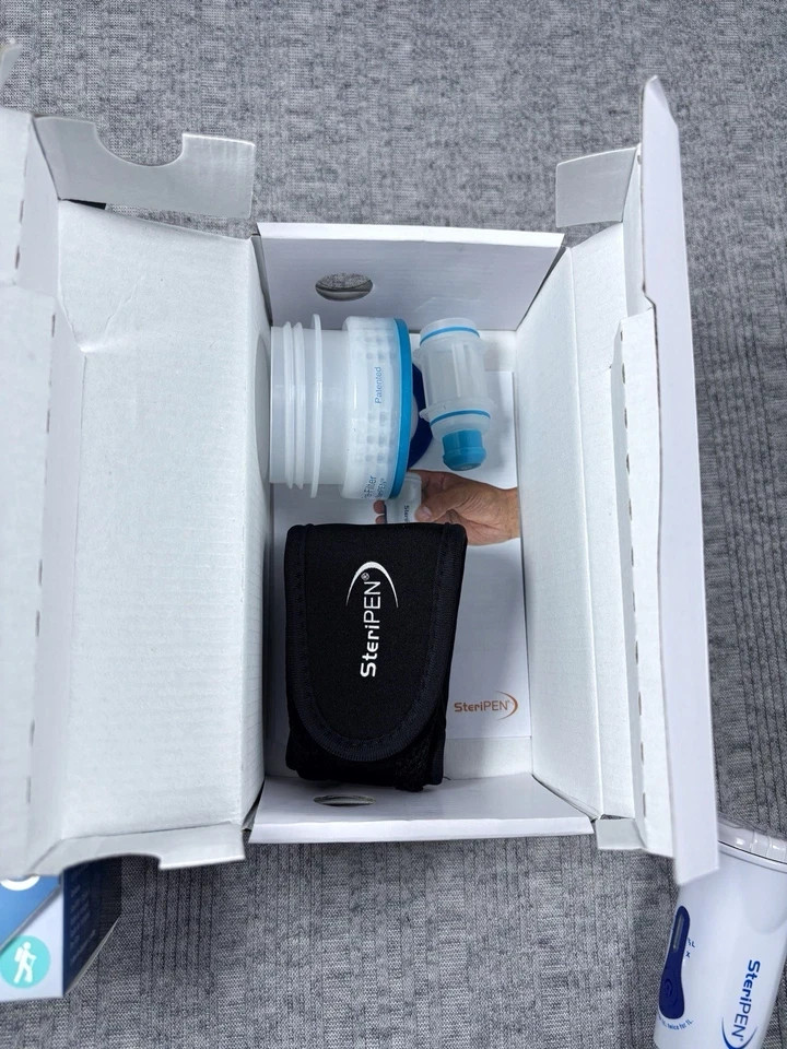 SteriPen Classic 3 Portable UV Water Purifier With Carrying Case New Open Box