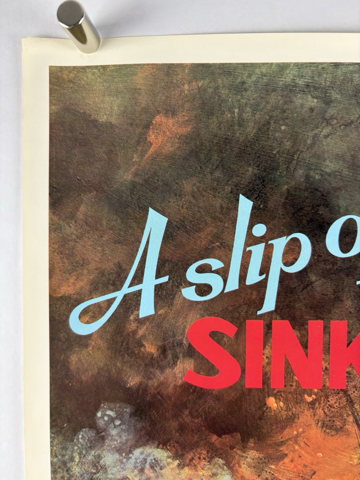 SLIP OF THE LIP DUPONT War Poster 1960s 14x 21 Vietnam World War 2 Art WWII 02