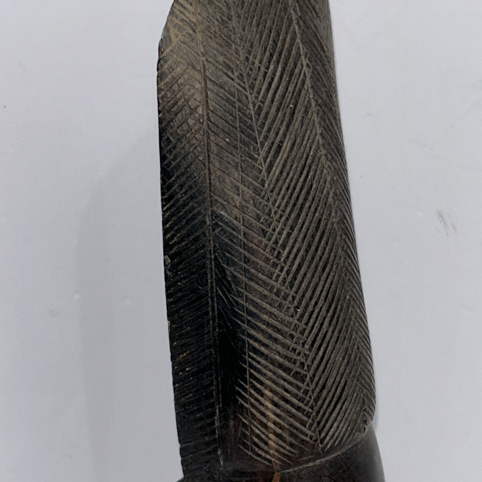 Vintage African Wooden Hand-Carved Tribal Sculpture Statue Bust Bookend Decor