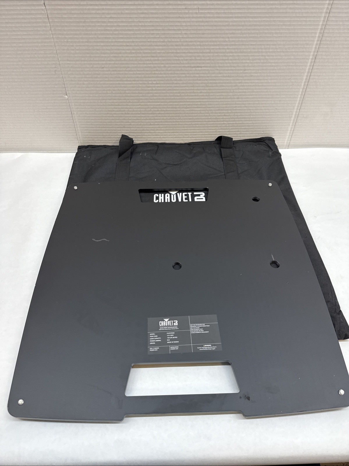 Chauvet DJ Flexstand Portable Equipment & Lighting Stand – 150 lb Capacity