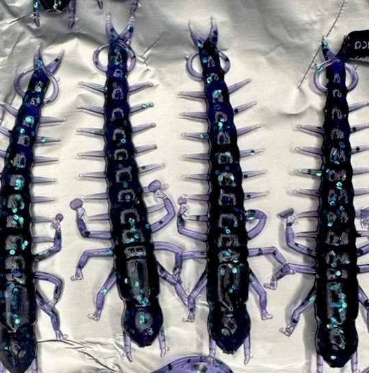 Soft Plastic 3" Hellgrammites Fishing Baits