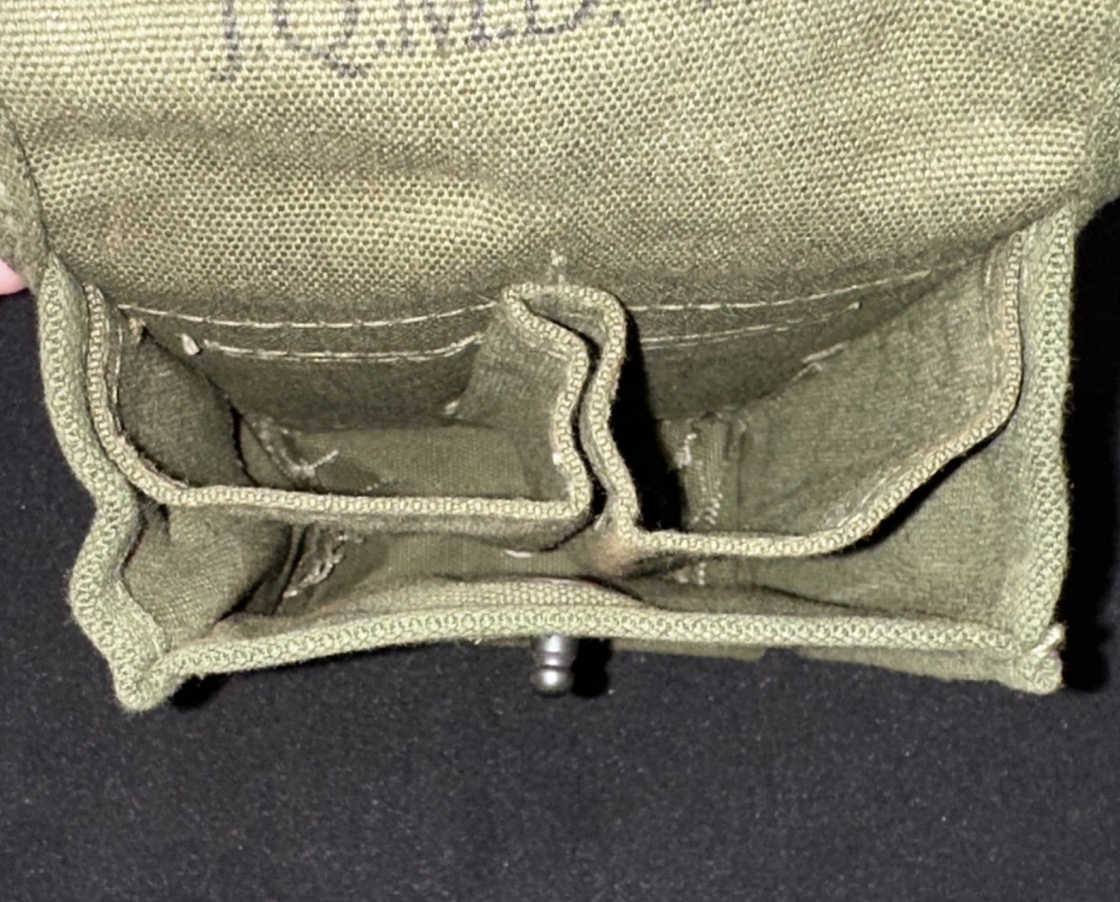 Korean War Era M1 Carbine Magazine Pouch J.Q.M.D. 1950 30RD (Olive Drab)