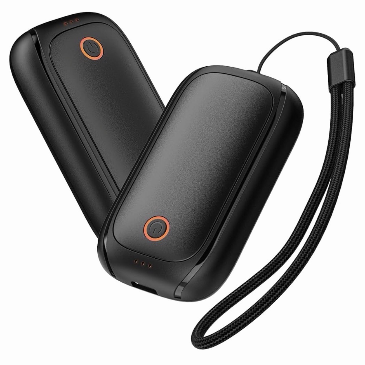 Two rechargeable magnetic hand warmers, heating time 12 hours