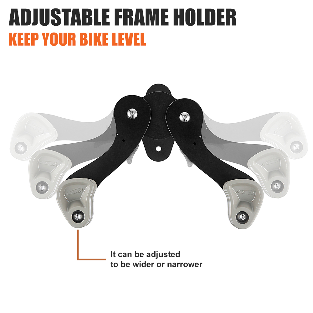 Ibera Bike Wall Mount Hanger Bicycle Wall Hook Holder Storage Rack Adjustable