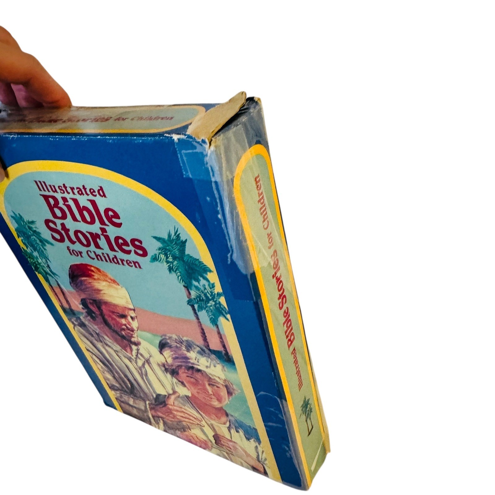 Illustrated Bible Stories for Children Hardcover Book and 2 Audio Cassettes