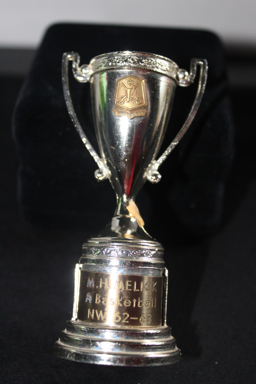 Vintage Small Silver Toned Basketball Loving Cup